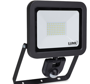 Image sur LUMX Projecteur murale LED WSS-50 avec détecteur : 50W / IP44 4500 LUMEN