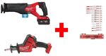 Afbeeldingen van PROMO MILWAUKEE PACK SCIE SABRE M18ONEFSZ-502X + M18FHZ + 12 LAMES