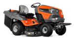 Afbeeldingen van HUSQVARNA TRACTEUR TONDEUSE THERMIQUE TC242TX 108CM EJECTION ARRIERE