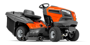 Image sur Husqvarna Tracteur avec bac de ramassage TC 242T