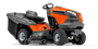 Image sur Husqvarna Tracteur avec bac de ramassage TC 242T