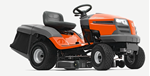 Image de HUSQVARNA TRACTEUR TONDEUSE THERMIQUE TC138 97CM EJECTION ARRIERE