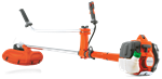 Afbeeldingen van HUSQVARNA DEBROUSSAILLEUSE 535 RXT Tête nylon et lame, avec Balance X