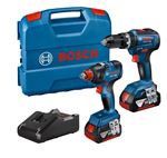 Afbeeldingen van PROMO Bosch visseuse GSB 18V-55 + VISS A CHOC GDX 18V-200 + 2 ACCUS 4 Ah + CHARGEUR RAPIDE