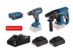 Afbeeldingen van PROMO BOSCH TOOL KIT 18V 2 MACHINES (GSR 18V-28 + GBH 18V-21) + 2 ACCUS 4AH + L-BOXX