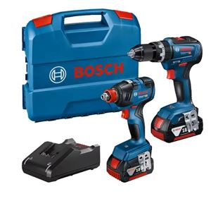 Afbeelding van PROMO Bosch visseuse GSB 18V-55 + VISS A CHOC GDX 18V-200 + 2 ACCUS 4 Ah + CHARGEUR RAPIDE