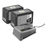 Image de KARCHER KIT 2 ACCUS + 1 CHARGEUR 36V 7.5AH