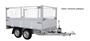Image sur BW REMORQUE PLATEAU ALU 3000X1500X350   2 ESSIEUX 750KG BASCULANTE + TOLE DE FOND GALVA