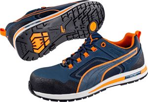Image sur PUMA Crosstwist Low 64.310.0 S3 HRO SRC bleu - orange 44