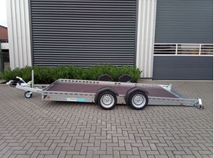 Image sur Remorque Tohaco Transp. machines 397x170cm  3500 kg  ca.2775 kg + roue de secours (configuré stock)