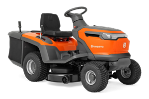 Image sur Husqvarna Tracteur avec bac de ramassage TC100I sur batterie