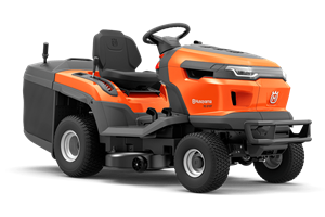 Image sur Husqvarna Tracteur avec bac de ramassage TC215T