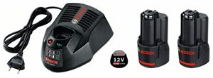 Image sur Bosch batterie click & go 12 v starterset 
(2x 3,0 ah, chargeur al 1130 cv)