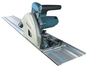 Image sur PROMO  MAKITA SCIE PLONGEANTE + 2 GUIDES + 1 CLIPS DE LIAISON SP6000J1