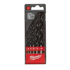 Image sur Milw. Set de forets à bois dans coffret plastique (5 pces)